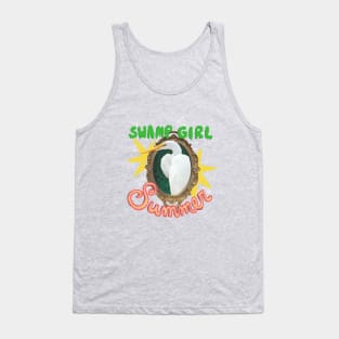 Swamp Girl Summer - Egret Tank Top